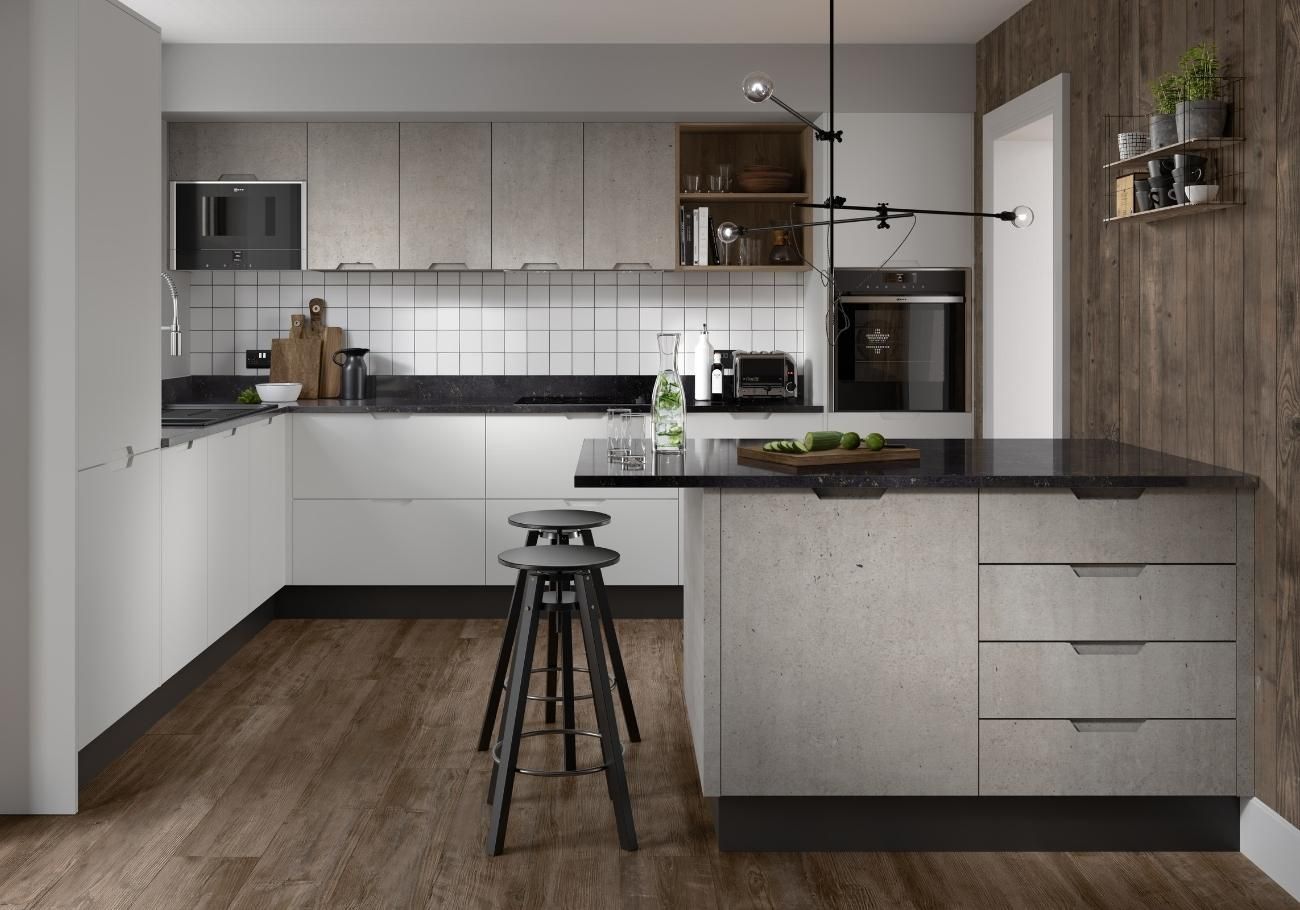 Slab modern kitchen design York