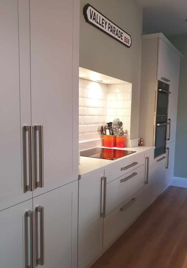 Modern Kitchen designed and installed by Leger Interiors in a York Victorian Home