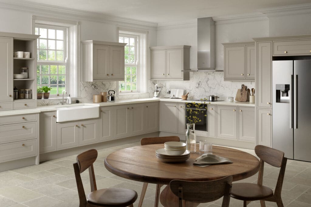 Tullymore supermatt oatmeal kitchen