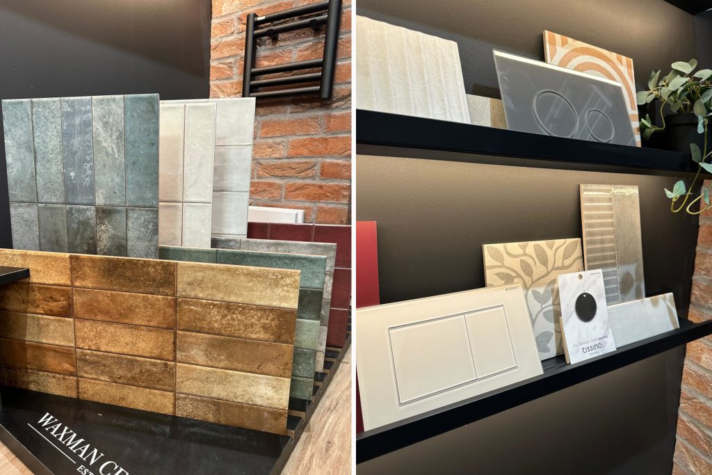 york bathroom tile display